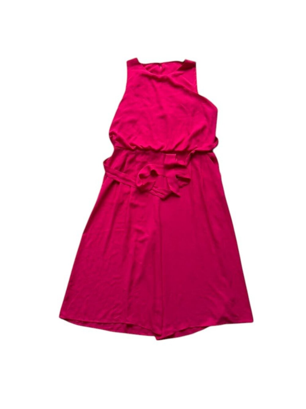 Vince Camuto Women's 16 Pink Sleeveless Wide Leg Jumpsuit NWT.